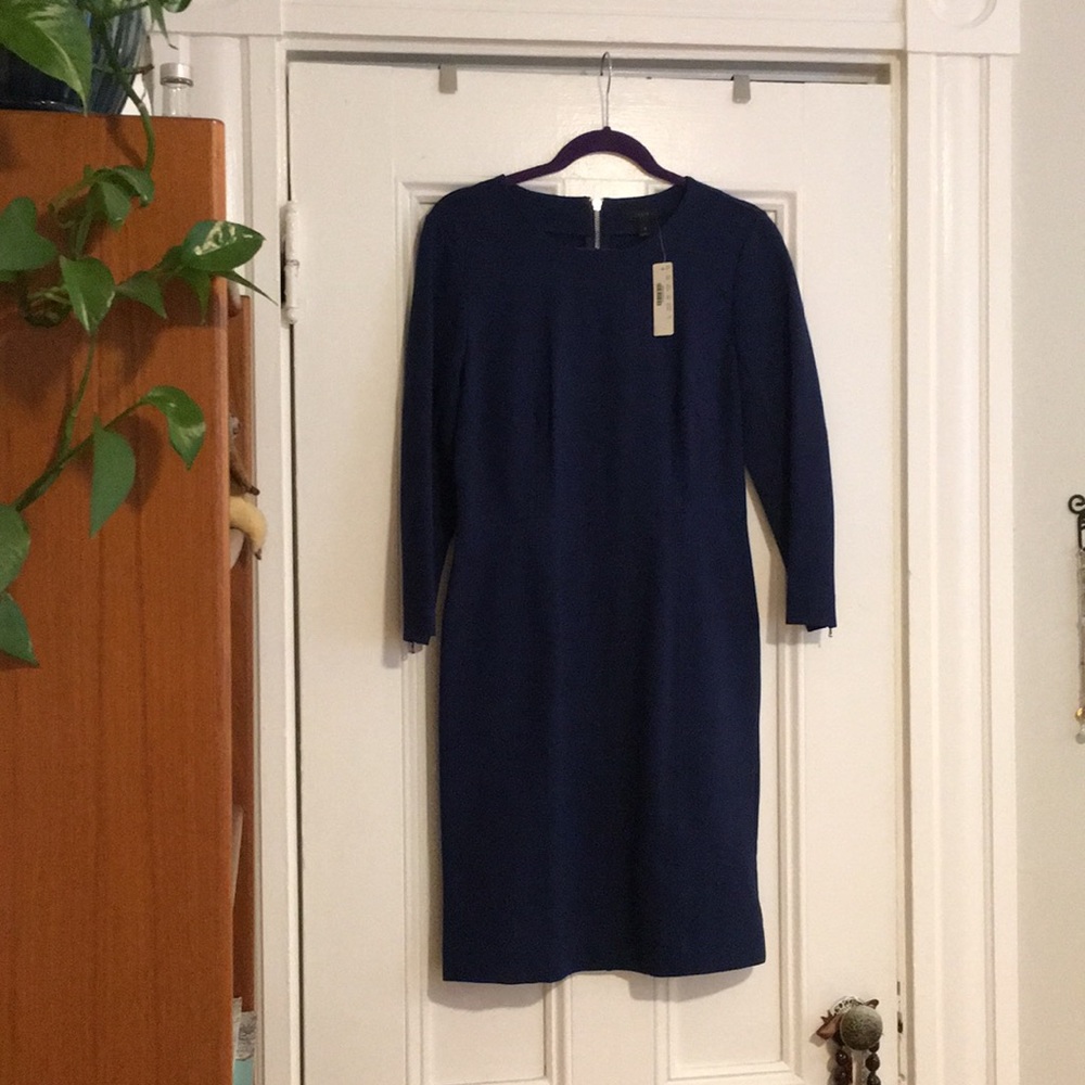 Brand New - J.Crew Structured Knit Zip Dress